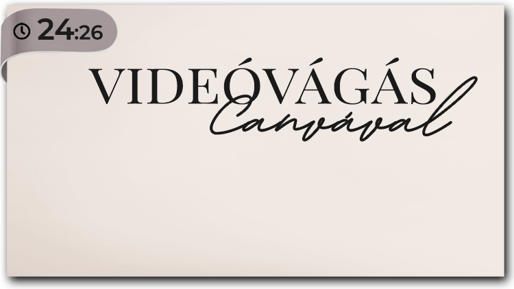 Videószerkesztés Canvával